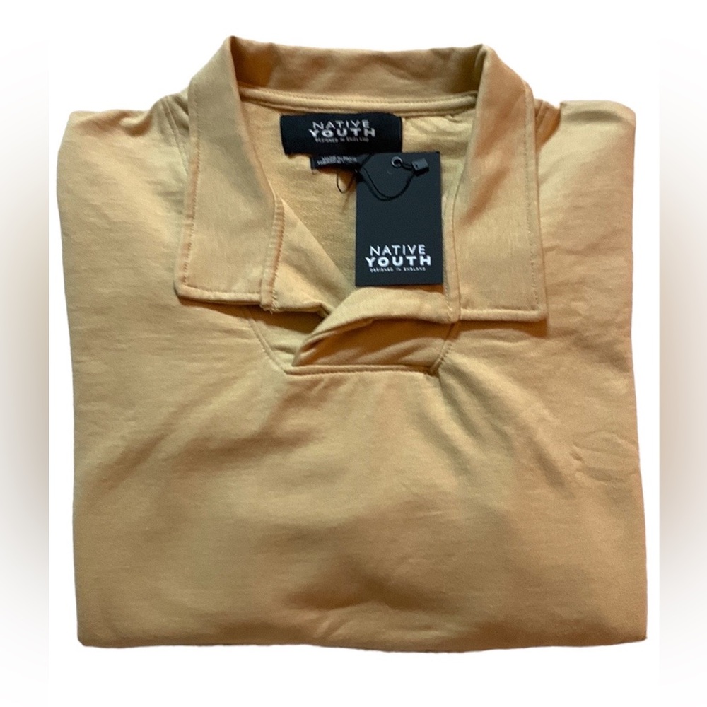 NWT Native Youth England sweatshirt men/Women front pocket v-neck size M